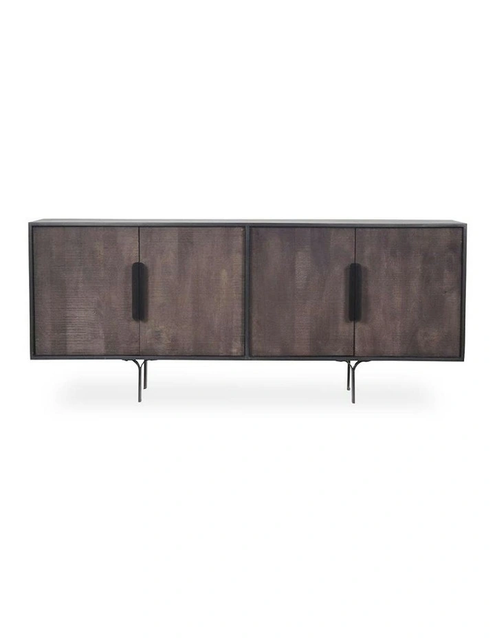 SAHARA Sideboard Buffet 180 cm Solid Mango Wood - Honey image 2