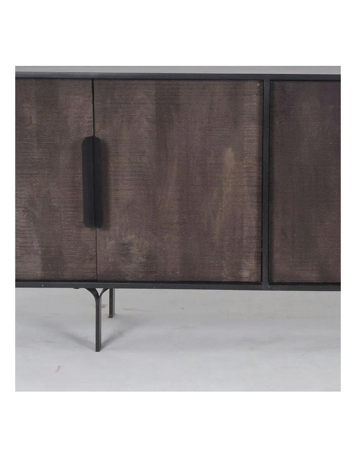 SAHARA Sideboard Buffet 180 cm Solid Mango Wood - Honey image 4