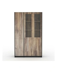 SUTTON 3 Door Display Unit 120cm - Warm Oak