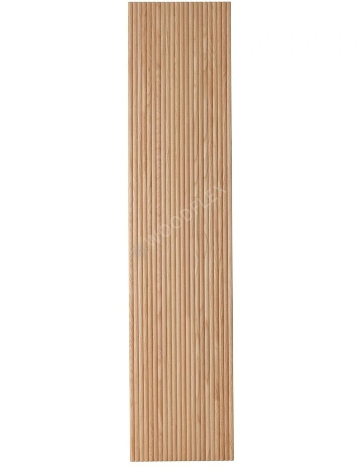 WOODFLEX Flexible Wooden Slat Wall Panel - Oak Veneer - 3000mm x 600mm - Half Round image 5