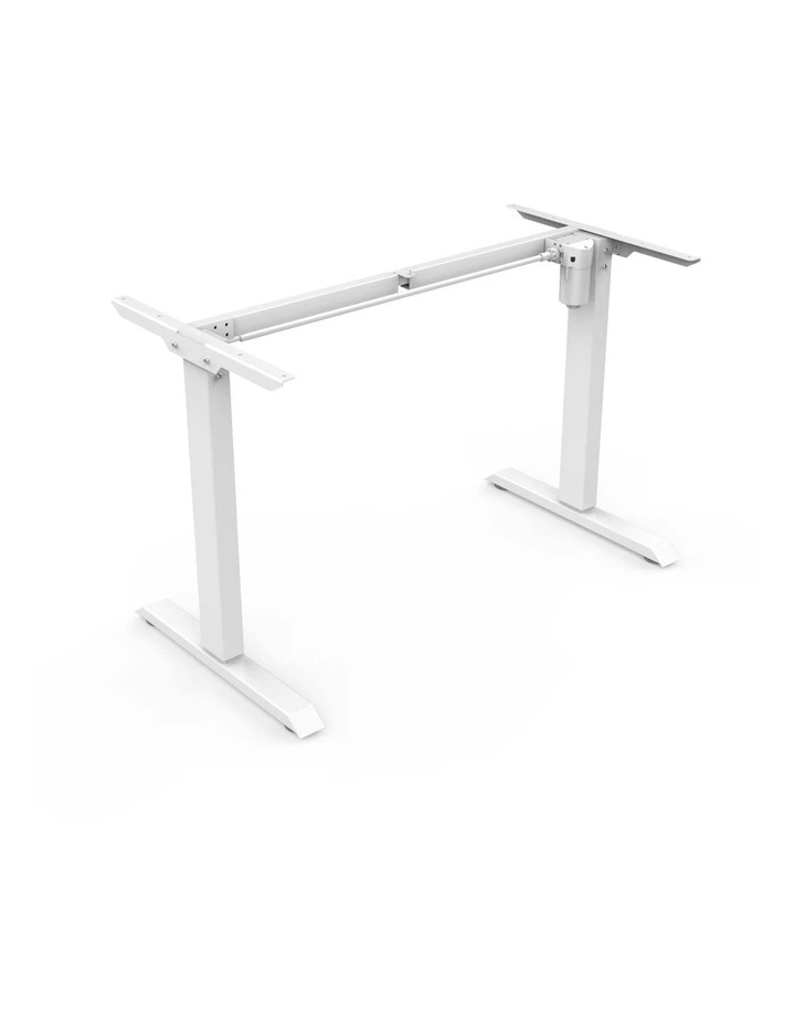 MARLO Single Workstation with Lift 1.4M - Oak & White image 6