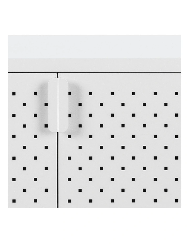 NEWTON 2 Door Sideboard 82cm - White image 7