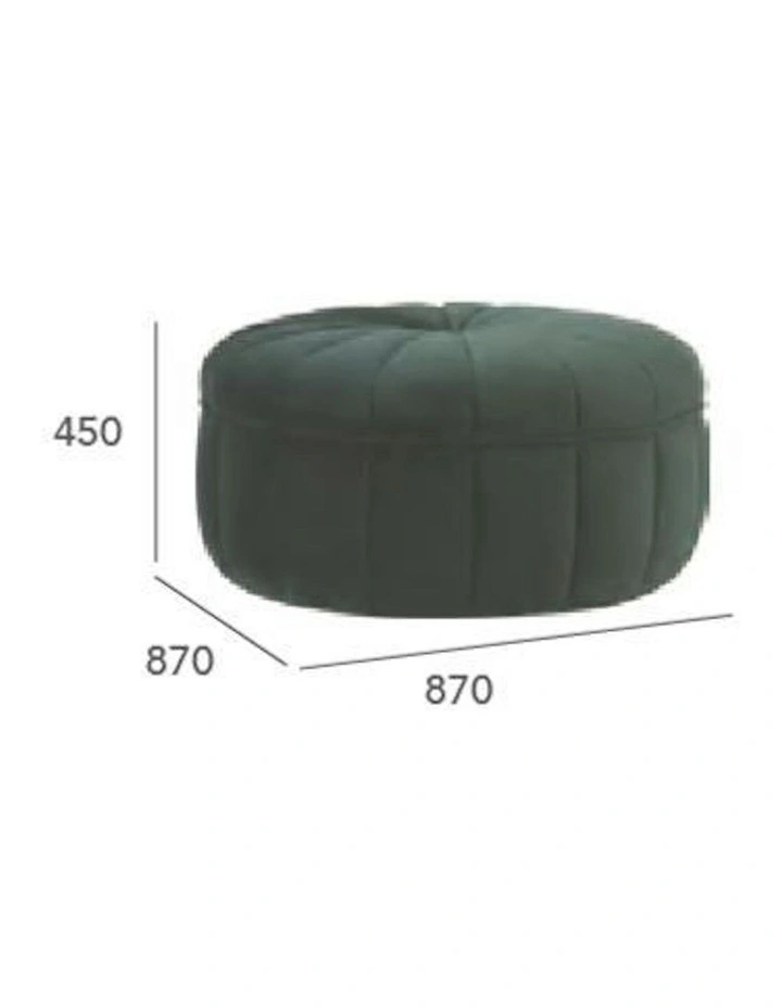 PROBE Ottoman 87cm - Grey Colour image 2