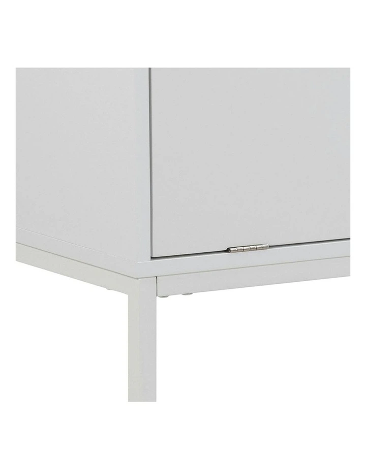 BATLEY Study Desk Console 91.5cm - White & Natural image 5