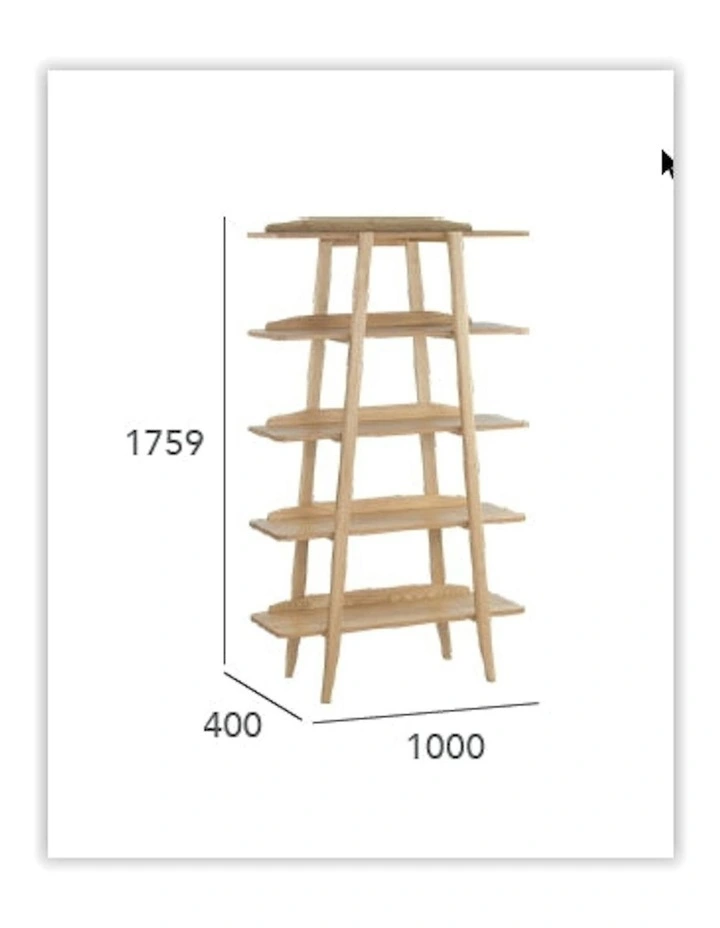 KEIR Shelf Unit 100cm - Natural image 7