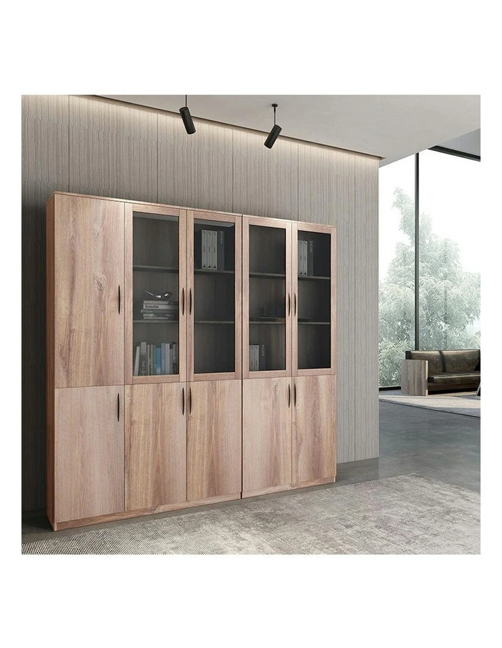 KELLEN 2 Door Display Unit 80cm - Warm Oak image 3