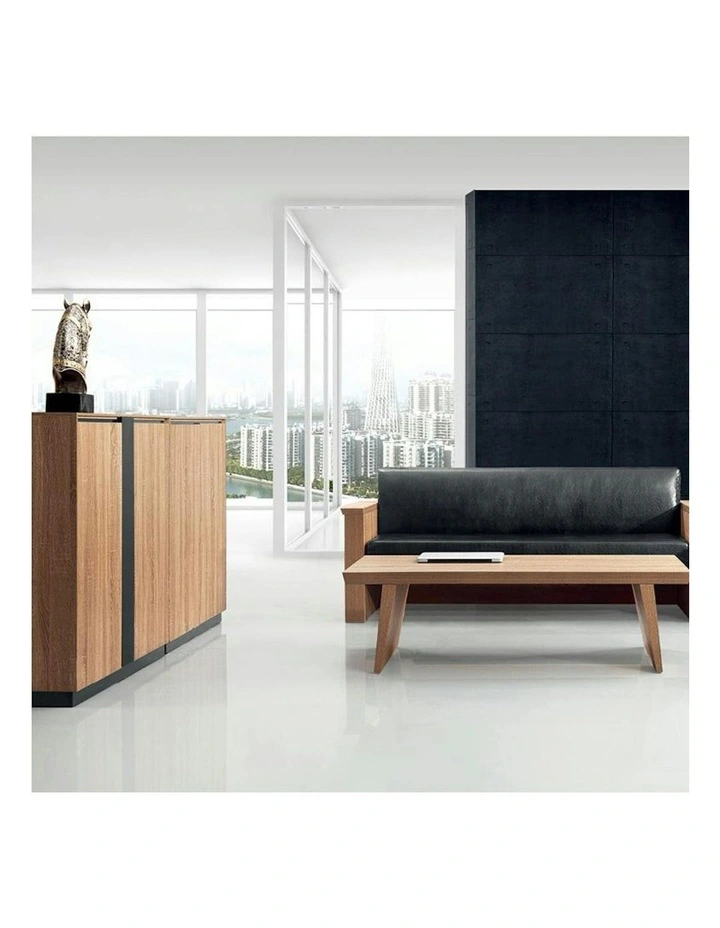 ADRIANO Credenza Cabinet 117cm - Light Brown image 3