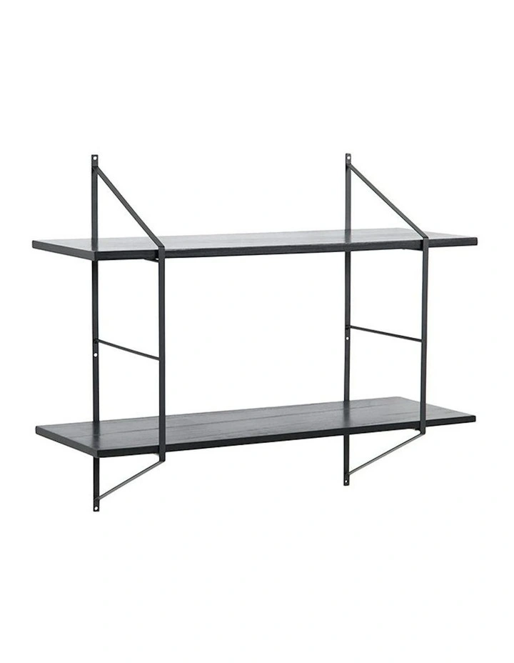 RYDEN Display Unit 76cm - Black & Paulownia Colour image 1