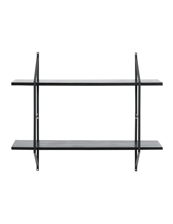 RYDEN Display Unit 76cm - Black & Paulownia Colour image 3