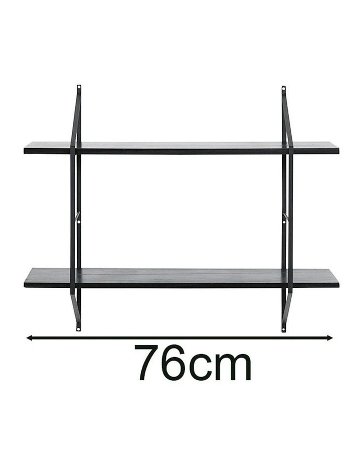 RYDEN Display Unit 76cm - Black & Paulownia Colour image 4