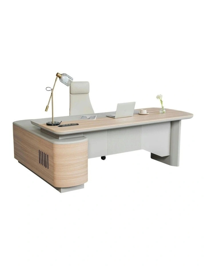 IDALY Executive Desk Right Return 220cm - Oak image 1