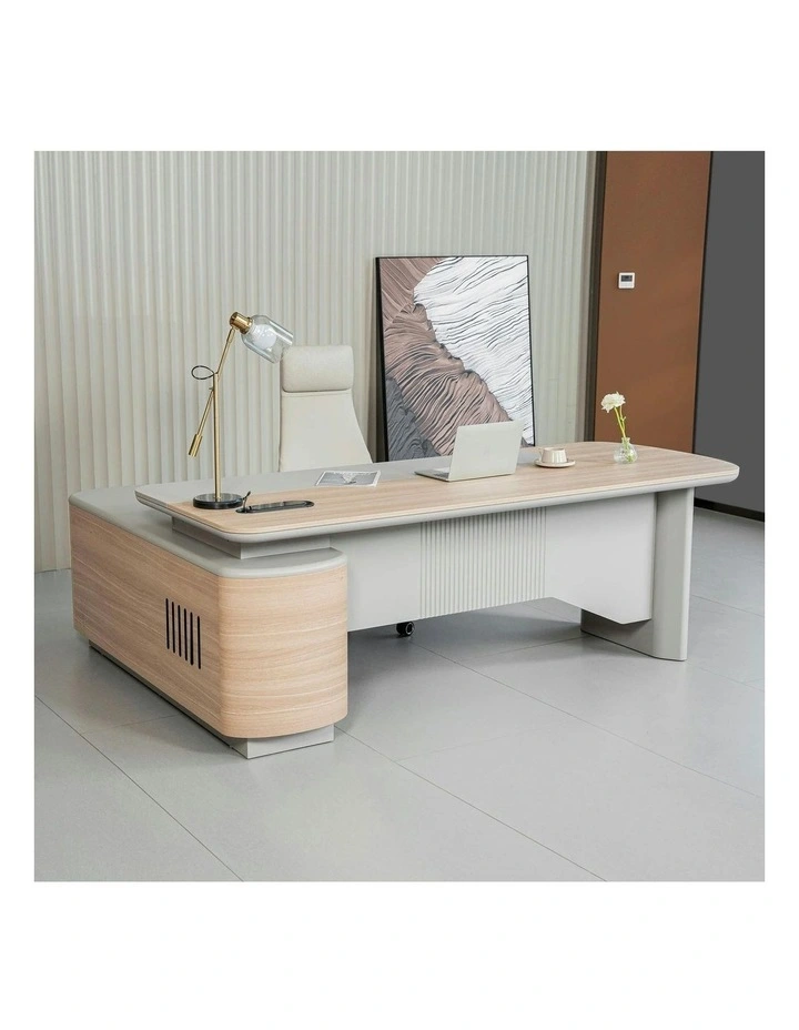 IDALY Executive Desk Right Return 220cm - Oak image 2