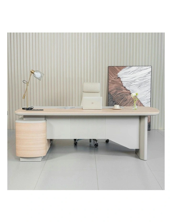 IDALY Executive Desk Right Return 220cm - Oak image 3