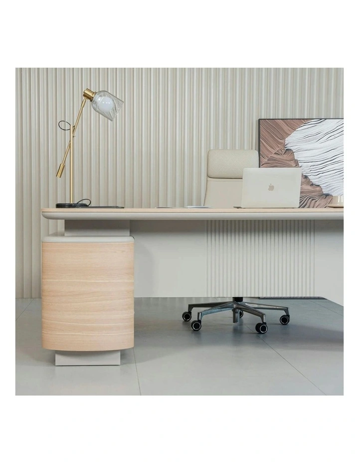IDALY Executive Desk Right Return 220cm - Oak image 4
