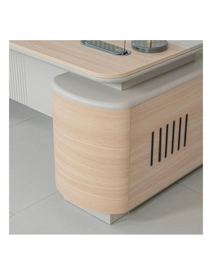 IDALY Executive Desk Right Return 220cm - Oak image 5