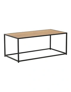 BRADFORD Coffee Table 100cm - Natural & Black