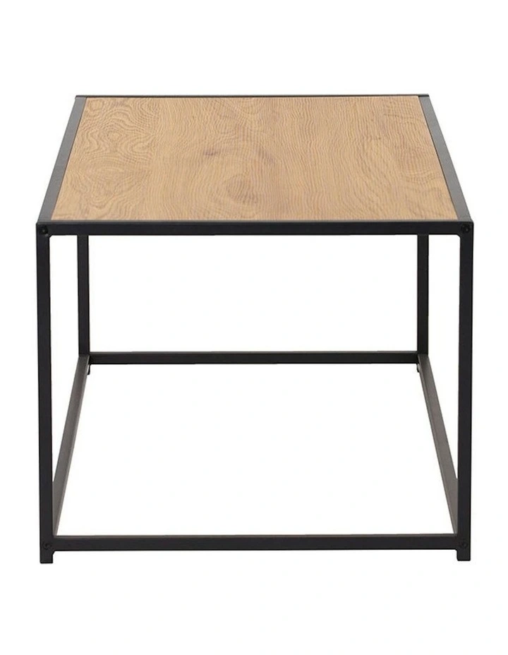 BRADFORD Coffee Table 100cm - Natural & Black image 4