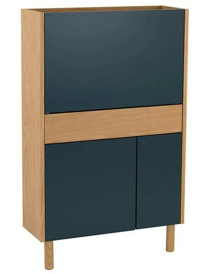 BARTON Study Desk 71cm - Blue & Natural image 7
