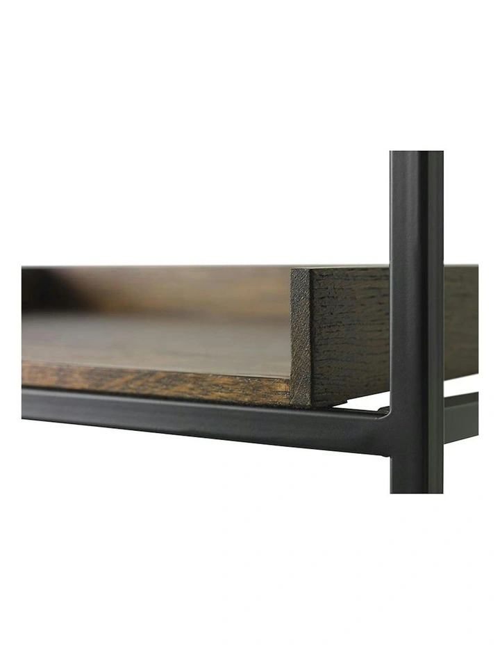 RIVOLI Display Unit 1.8M - Smoked Oak & Black image 3