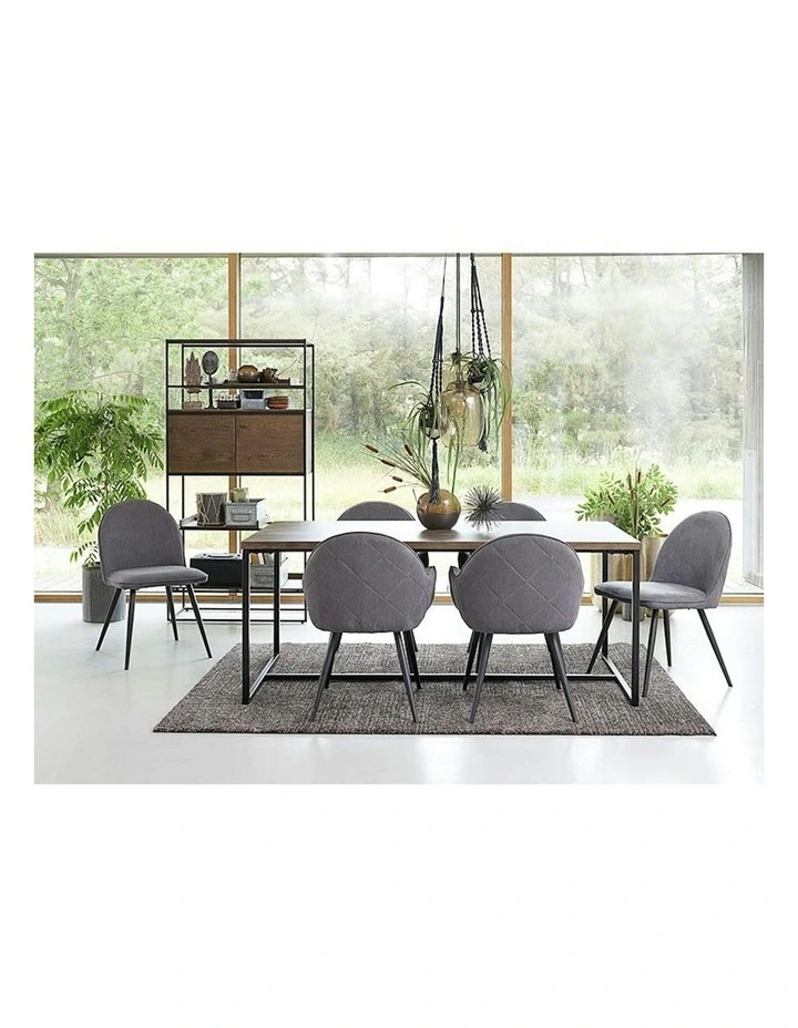 RIVOLI Display Unit 1.8M - Smoked Oak & Black image 4