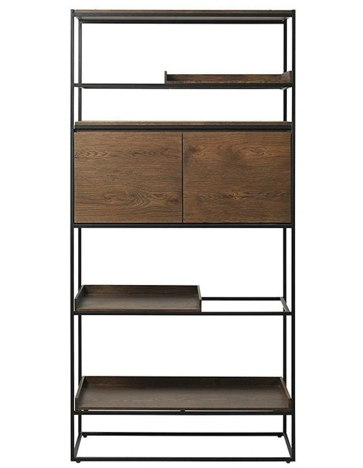 RIVOLI Display Unit 1.8M - Smoked Oak & Black image 6