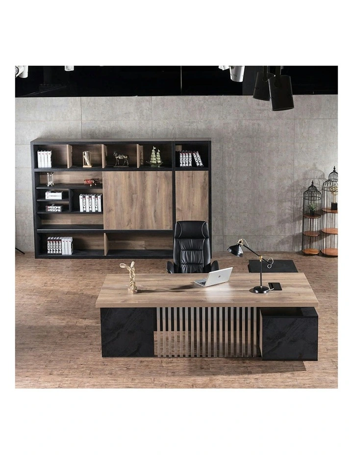 DAXTON Display Unit 2.4M - Warm Oak & Black image 4