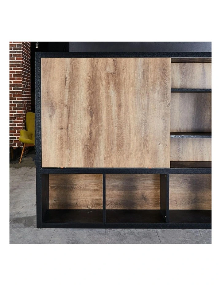 DAXTON Display Unit 2.4M - Warm Oak & Black image 5