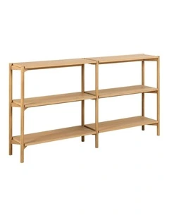 BRAIDWOOD Bookcase 169cm - Oak