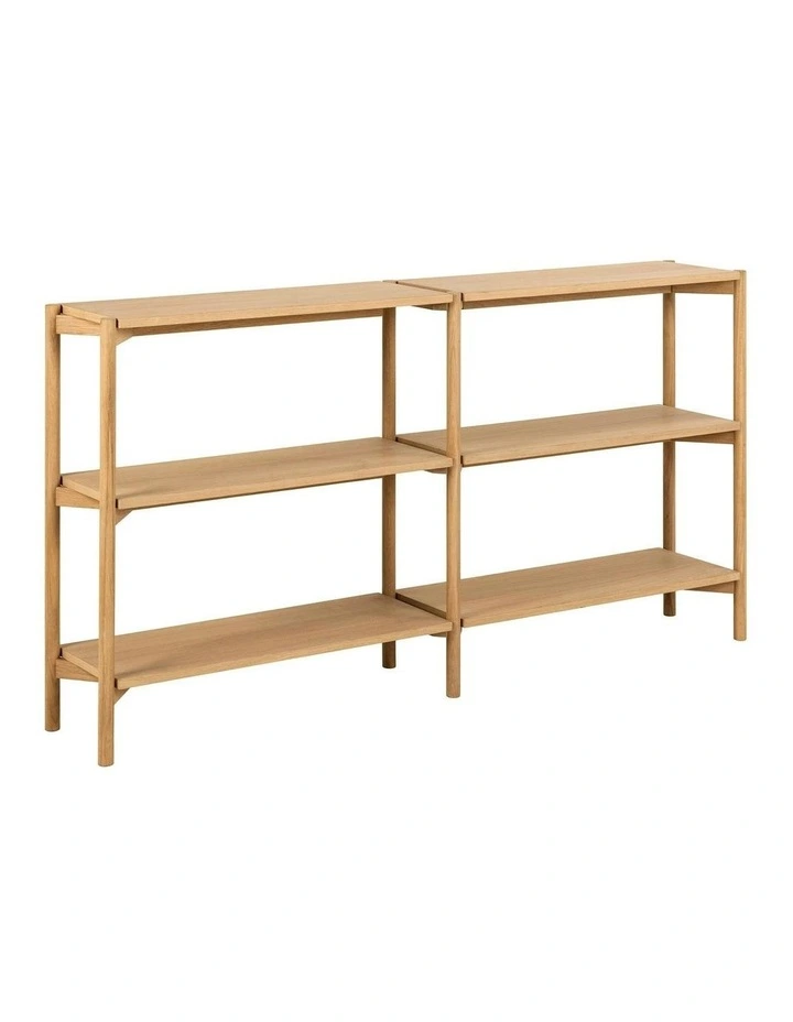 BRAIDWOOD Bookcase 169cm - Oak image 2