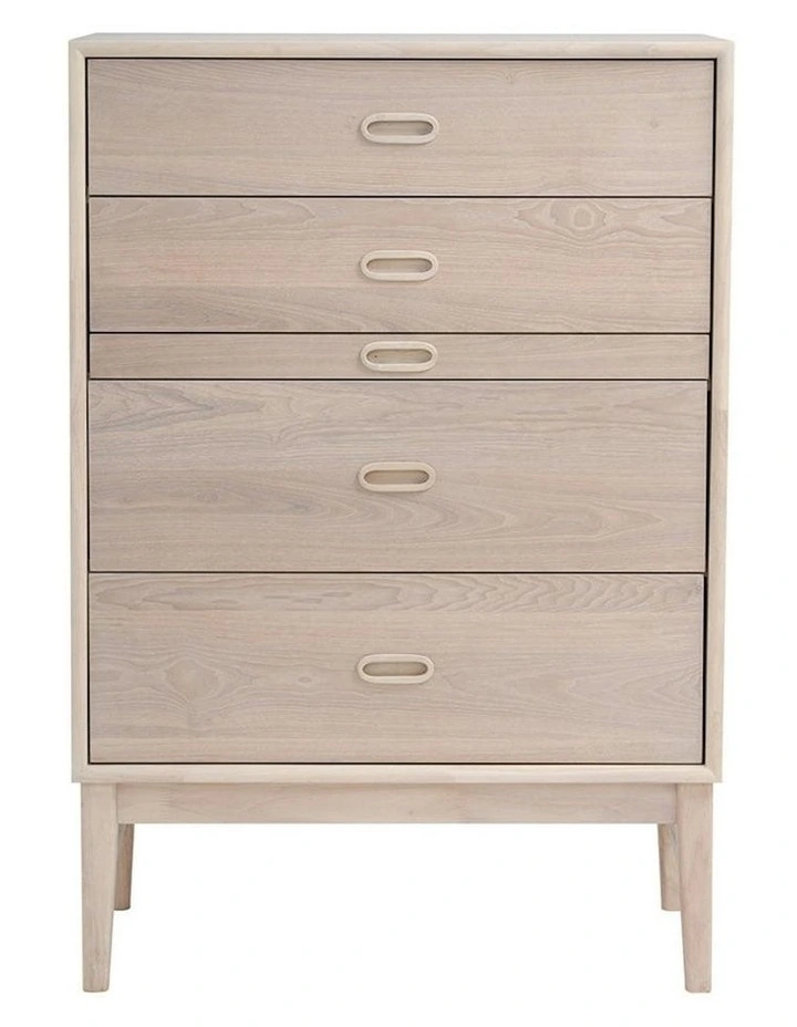 HAYTON Tall Sideboard 70cm - White Oak image 3
