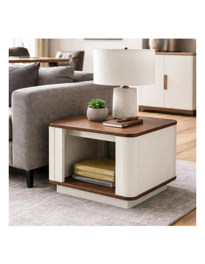 ANDERS Coffee Table 60cm - Hazelnut & Beige image 3