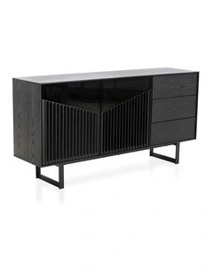 MONTANA Sideboard Buffet 160cm - Black Ash