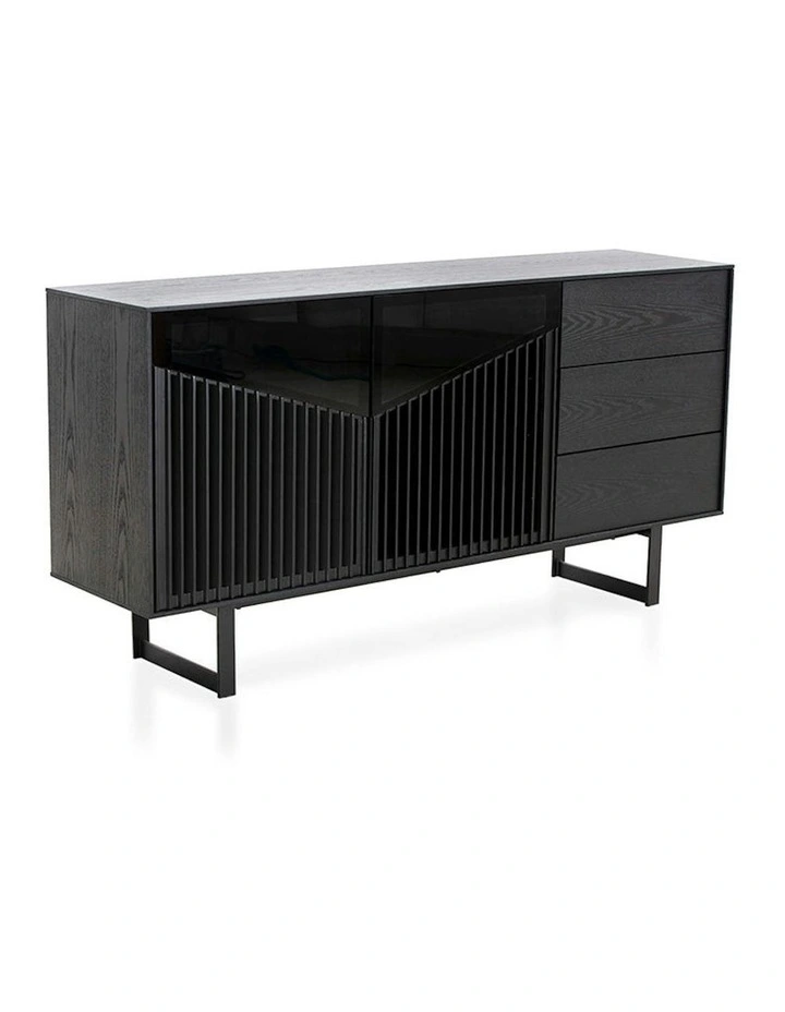 MONTANA Sideboard Buffet 160cm - Black Ash image 1