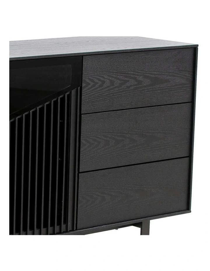 MONTANA Sideboard Buffet 160cm - Black Ash image 6