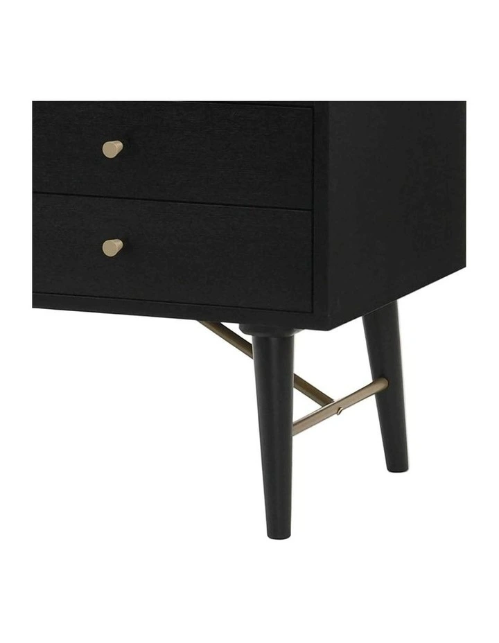 RANIA Sideboard Buffet 160cm - Black Ash image 3