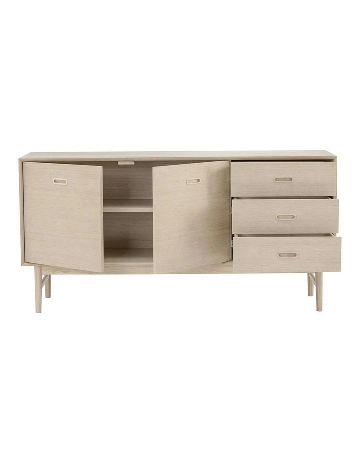 HAYTON Sideboard 160cm - White Oak image 5