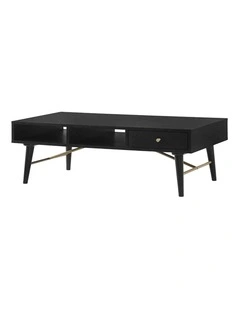 RANIA Coffee Table 120cm - Black Ash