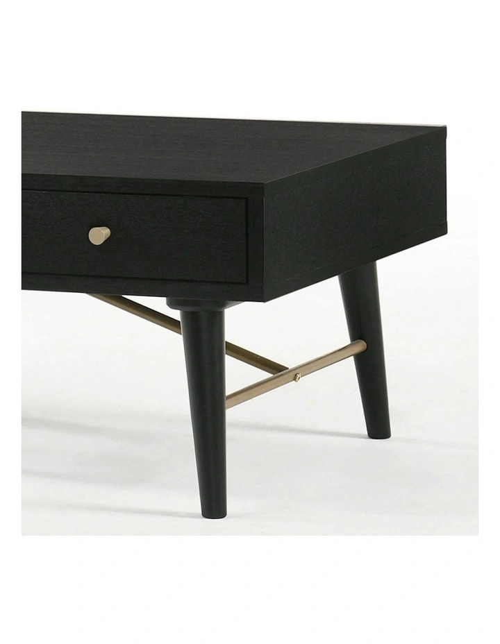RANIA Coffee Table 120cm - Black Ash image 3
