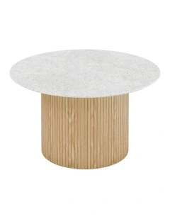 BLANCHE Coffee Table 90cm - Terrazzo Stone