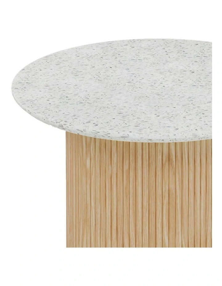 BLANCHE Coffee Table 90cm - Terrazzo Stone image 3