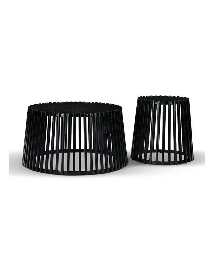 LYNNA Coffee Table  80cm - Black image 2