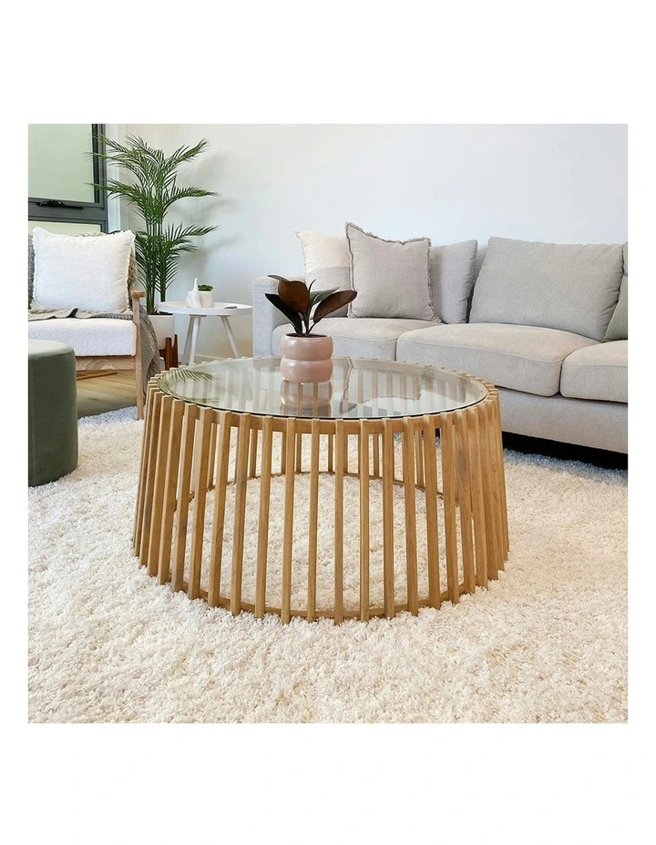 LYNNA Coffee Table  80cm - Black image 3
