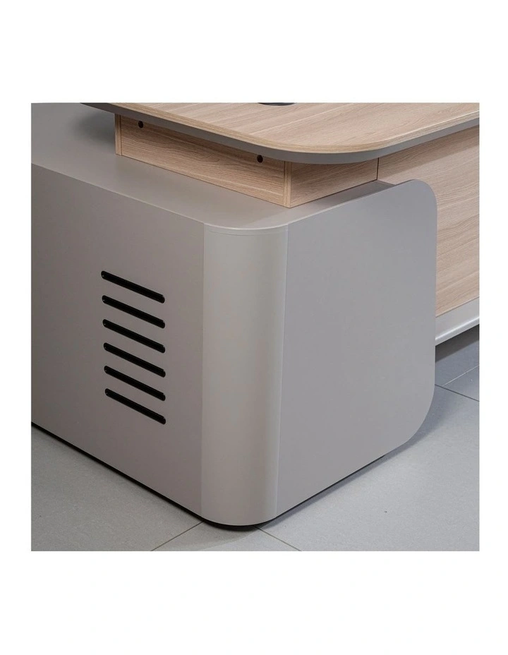 WESLEY Executive Desk Left Return 180cm - Oak image 3