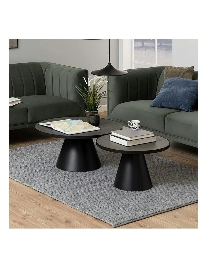 SOLI Coffee Table 65cm - Black image 2