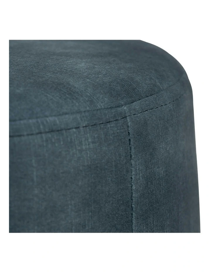 AURA Ottoman 37.5cm - Sapphire & Walnut image 6