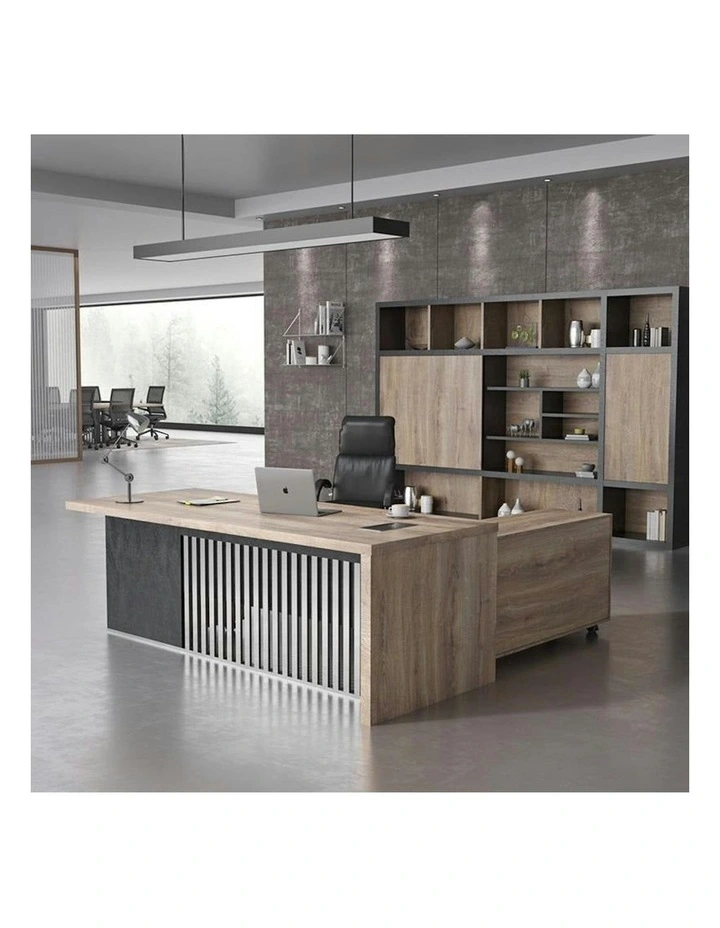 AFTAN Credenza 120cm - Warm Oak & Black image 2