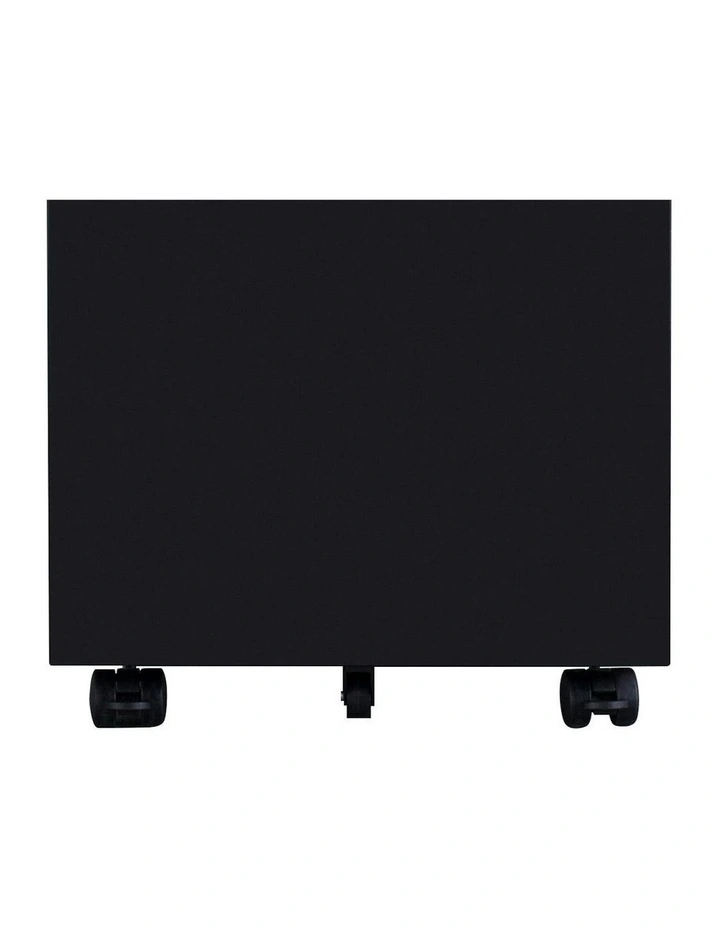 MARLO 3 Drawer Mobile Pedestal Cabinet - Black image 5