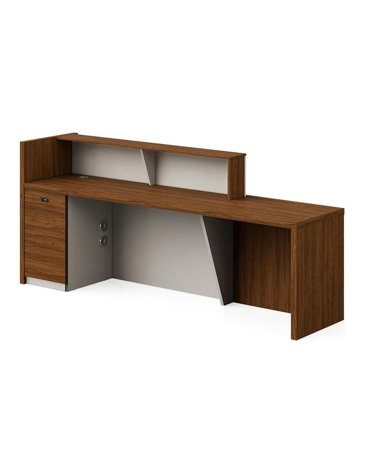 KNOX Reception Desk 180cm Left Panel - Oak image 6
