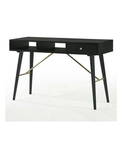 RANIA Study Desk Console 120cm - Black Ash
