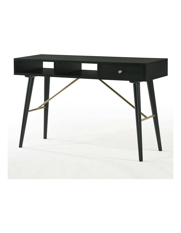 RANIA Study Desk Console 120cm - Black Ash image 1